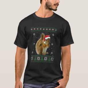 Santa Squirrel Ugly Sweater Animals Christmas Paja