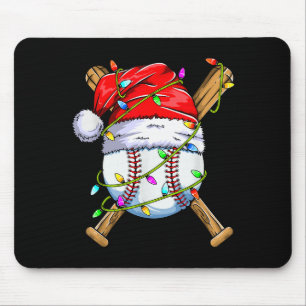 Santa Srts Design For Men Boys Christmas Baseball  Mouse Mat