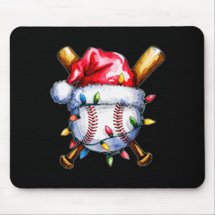 Santa Srts Design For Men Boys Christmas Baseball  Mouse Mat