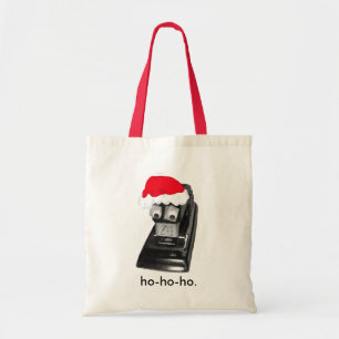 Santa Stapler with Googly Eyes Tote Bag