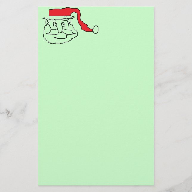 Santa Stationery (Front)