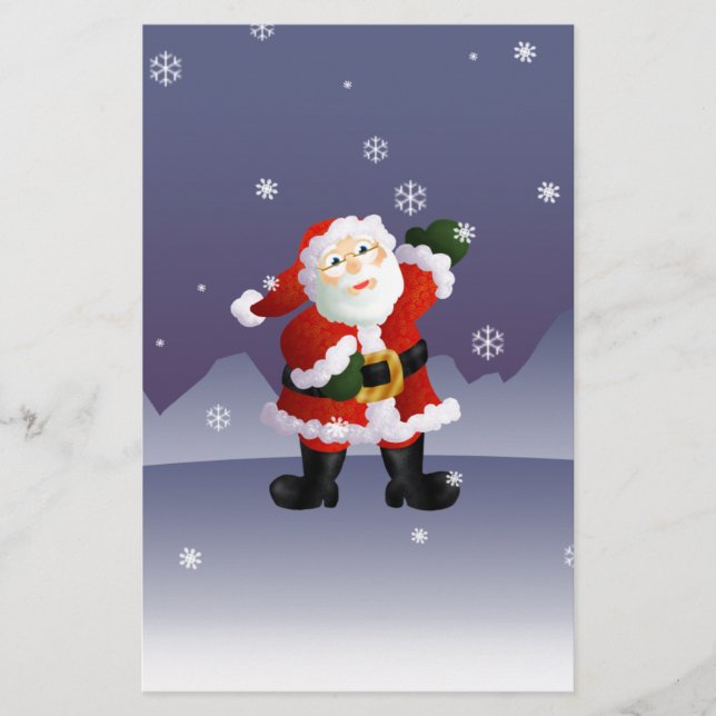 Santa Stationery (Front)
