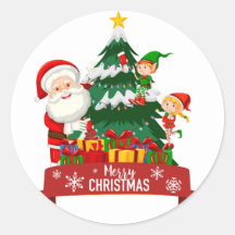 Santa sticker