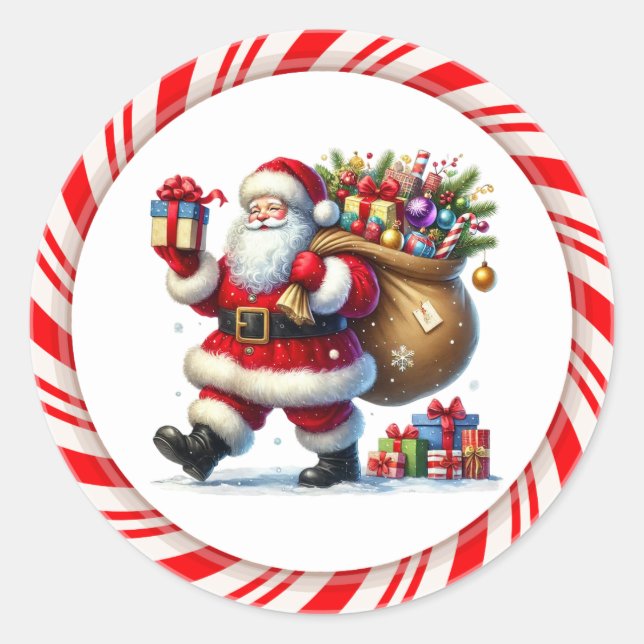 Santa Stickers (Front)