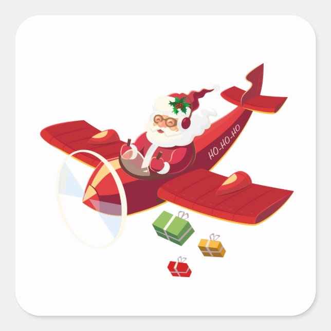 Santa Stickers (Front)