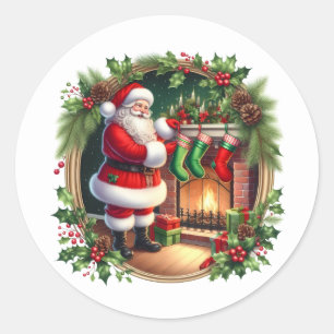 Santa Stickers