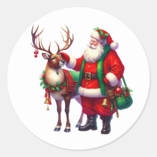 Santa Stickers