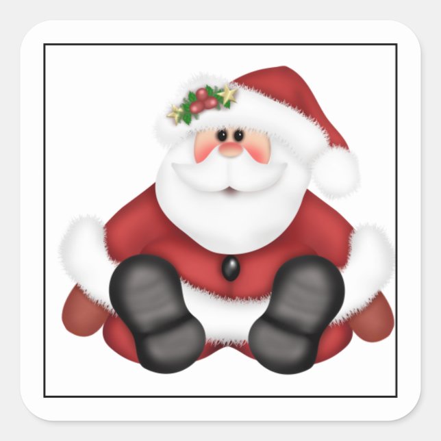 Santa Stickers (Front)