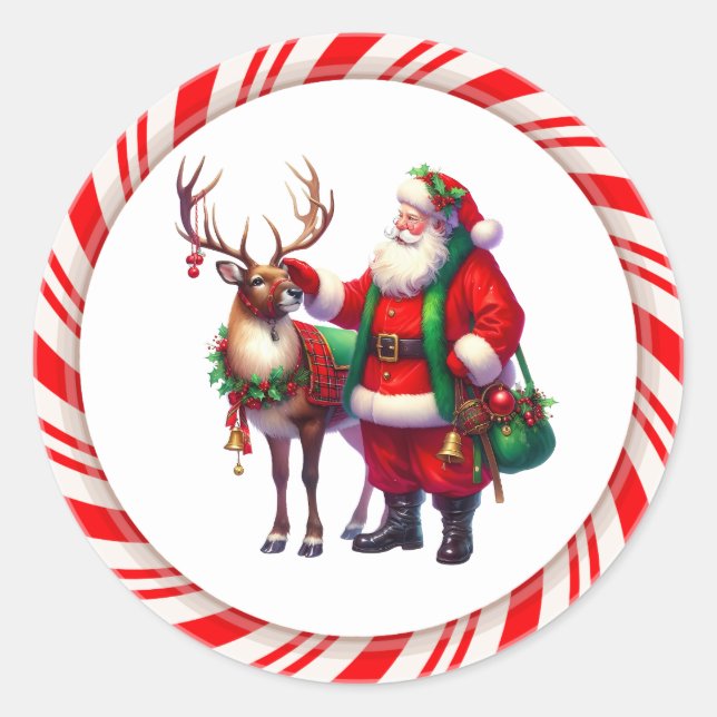 Santa Stickers (Front)