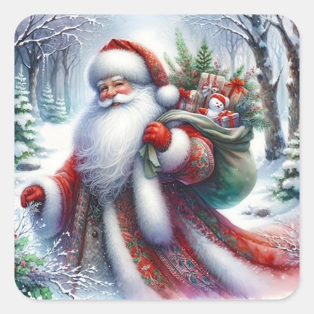 Santa Stickers (Front)