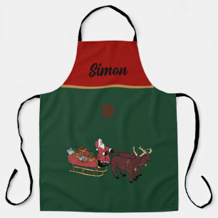 Santa Stocking Apron