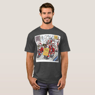 Santa Strike charcoal T-shirt
