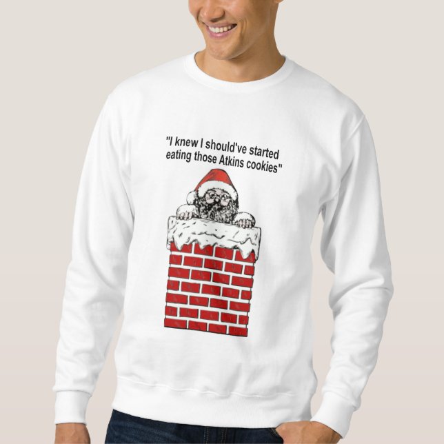 Santa Stuck In A Chimney Shirt (Front)