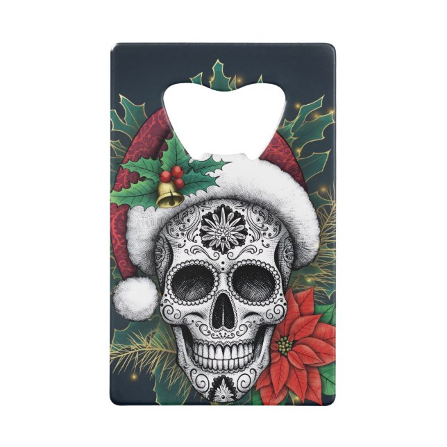 Santa Sugar Skull (Front)
