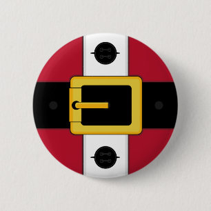 Santa Suit Christmas Button Badge