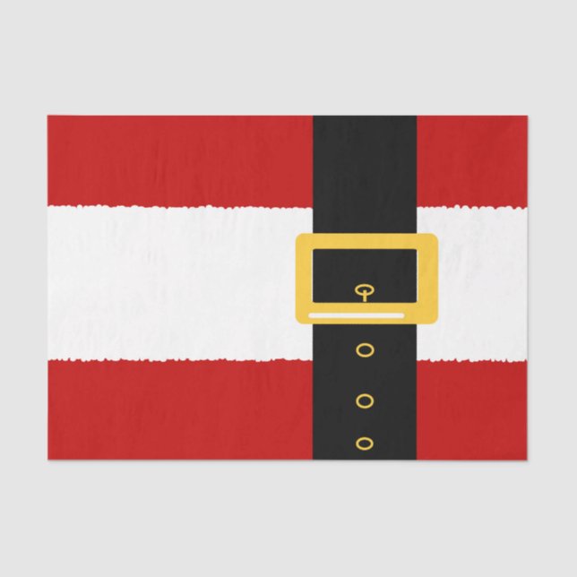 Santa Suit Christmas decoupage Tissue Paper (Front)