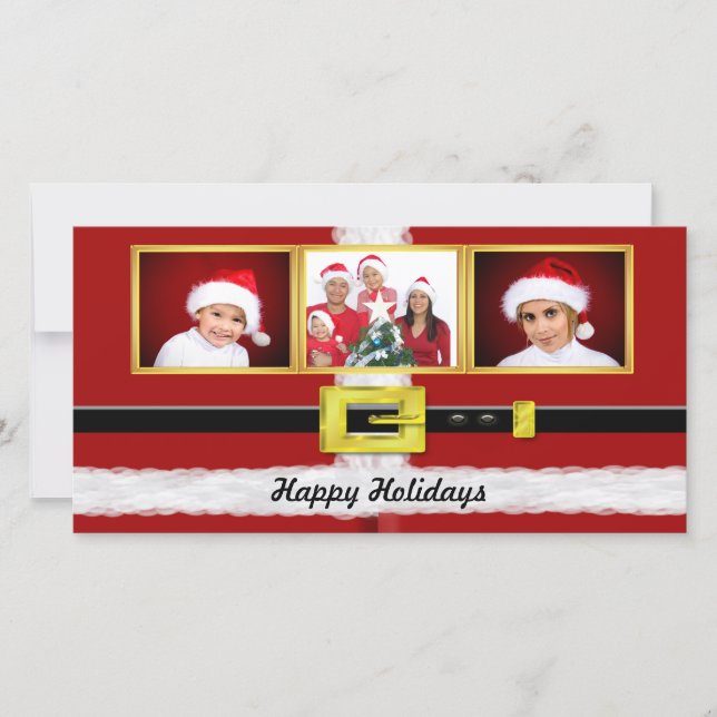 Santa Suit Photo Card (Front)