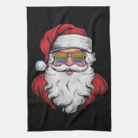 Santa Sunglasses Pride Christmas Pajama X-mas Gay