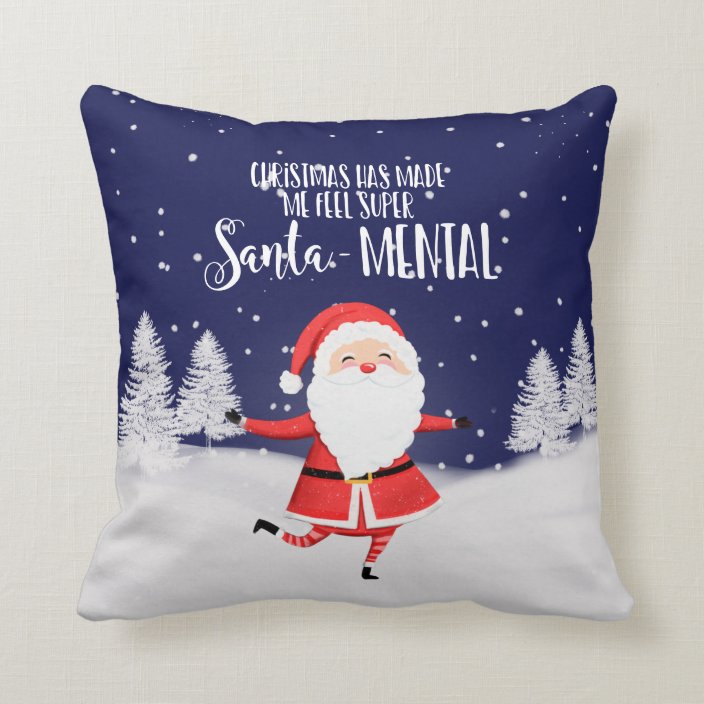 Santa super sentimental gift for family cushion Zazzle.co.uk