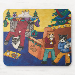 Santa Surprise Mouse Mat