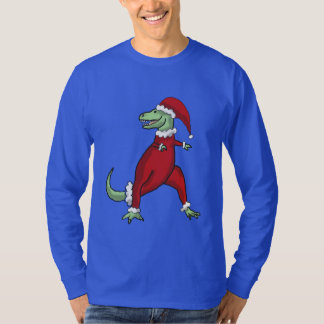 Santa T-Rex Men's Shirt