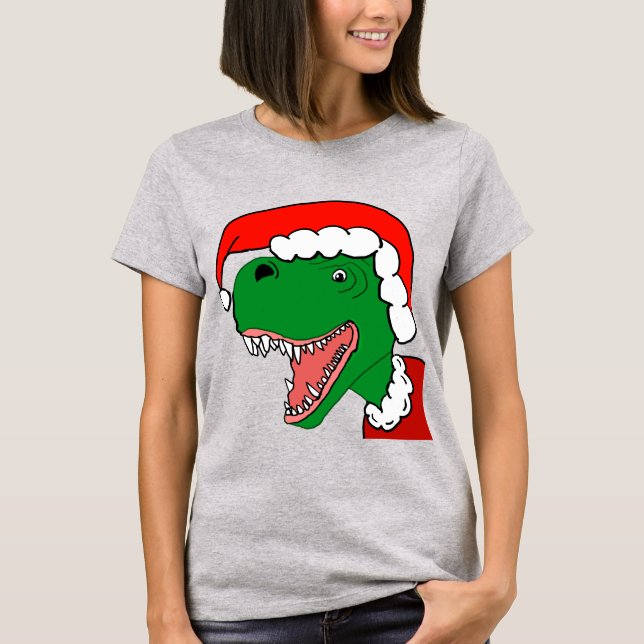 Santa T-Rex Shirt (Front)
