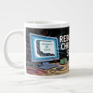 Santa Tech Support Large Coffee Mug