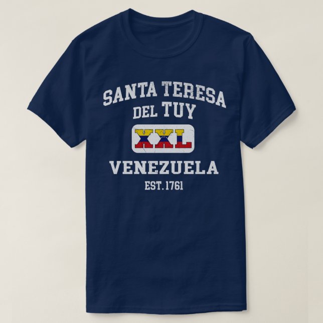 Santa Teresa del Tuy Venezuela XXL Athletic design T-Shirt (Design Front)