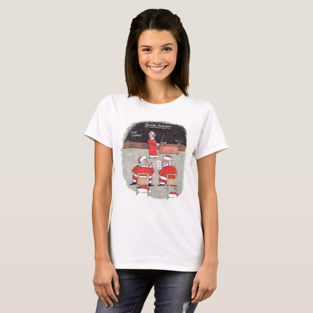 Santa Test women white T-shirt (Front Full)