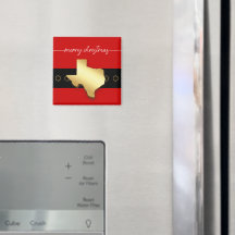 Santa Texas Belt Buckle Christmas