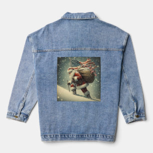 Santa the Patriot Denim Jacket