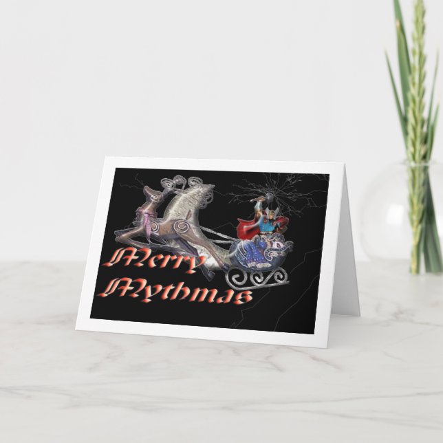 Santa Thor Holiday Card (Front)