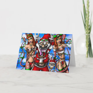 Santa Time Card