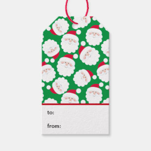 Santa To From Gift Tags