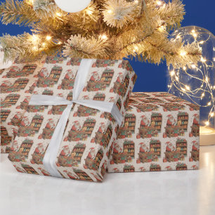 Santa Toy Workshop  Wrapping Paper