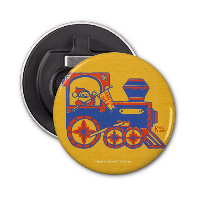 Santa Train Bottle Opener (Front)
