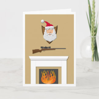 Santa Trophy Holiday Card