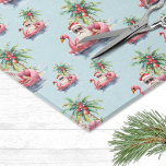 Santa Tropical Christmas Tissue Paper<br><div class="desc">Bring some beachy holiday vibes to your celebrations with this fun tissue paper featuring a relaxed Santa Claus in sunglasses lounging on a pink flamingo floaty in the ocean. Perfect for adding a tropical touch to your gift bags or stocking stuffers, this design is ideal for anyone living in places...</div>