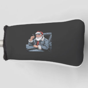 Santa Truck Rigging Funny Truck Driver Christmas Golf Head Cover