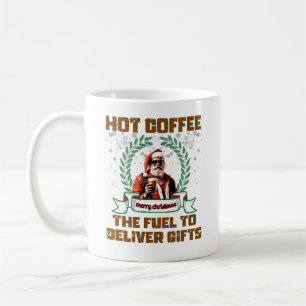 Santa Trucker Coffee Holiday Delivery Christmas Ro Coffee Mug