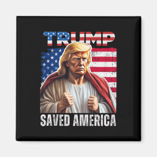 Santa Trump Christmas Humour Funny Trump Xmas Tank Magnet