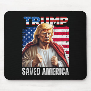 Santa Trump Christmas Humour Funny Trump Xmas Tank Mouse Mat