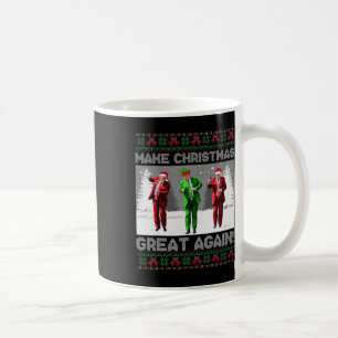 Santa Trump Dance Make Christmas Great Again Ugly Coffee Mug