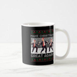 Santa Trump Dance Make Christmas Great Again Ugly Coffee Mug