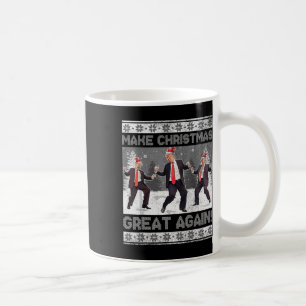 Santa Trump Dance Make Christmas Great Again Ugly Coffee Mug
