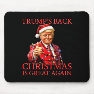 Santa Trump Dance Make Christmas Great Again Ugly Mouse Mat