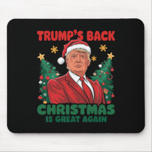 Santa Trump Dance Make Christmas Great Again Ugly Mouse Mat