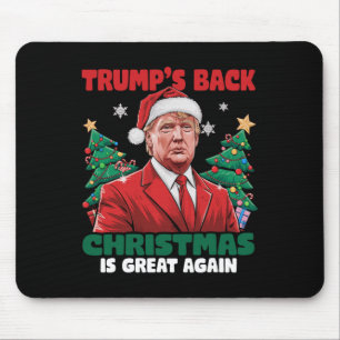 Santa Trump Dance Make Christmas Great Again Ugly Mouse Mat