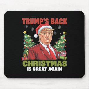 Santa Trump Dance Make Christmas Great Again Ugly Mouse Mat