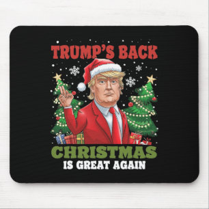 Santa Trump Dance Make Christmas Great Again Ugly Mouse Mat